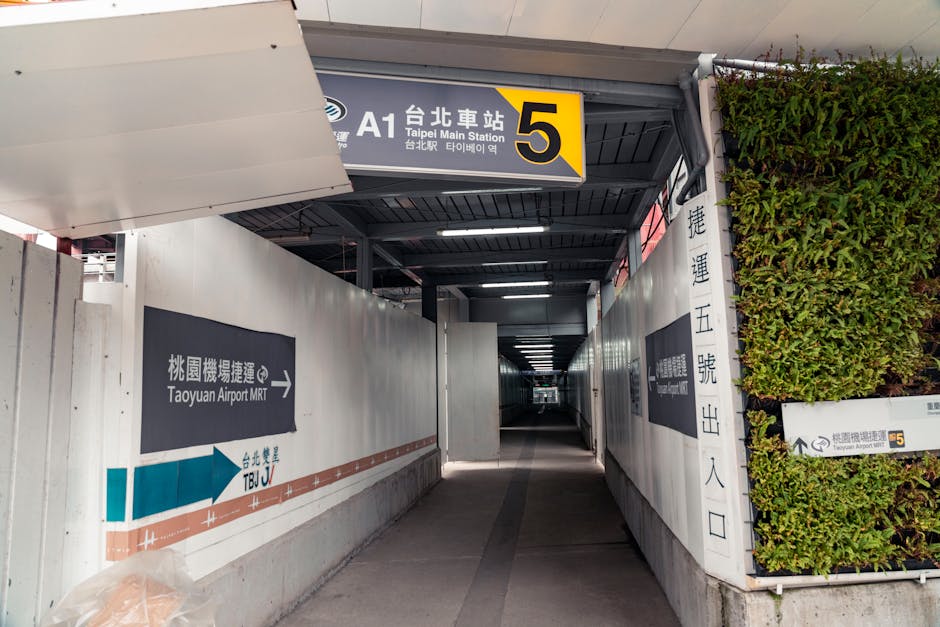 Taipei Station Gate 5 representing our logistics hub